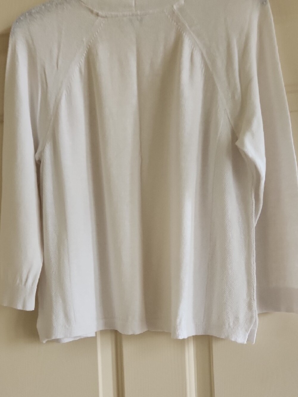 J. Jill White Lightweight Knit Cardigan - Picture 5 of 8